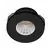 Spot fix LED incastrat AZzardo Fill Round, 5W, 3000K, negru, rotund, IP20