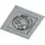 Spot mobil incastrat AZzardo Paco 1, 1xGU10, aluminiu, patrat, IP20