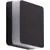 Aplica LED AZzardo Enok Square, 9W, 4000K, capac magnetic, negru, IP54