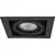 Spot mobil incastrat AZzardo Nova, 1xGU10 tip ES111, negru, patrat, IP20