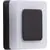 Aplica LED AZzardo Enok Square, 9W, 4000K, capac magnetic, negru, IP54