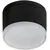 Spot fix aplicat LED AZzardo Apulia R, 10W, 3000K, negru, IP54