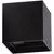 Aplica LED AZzardo Gambino 1, 2x3W, 4000K, unghi ajustabil, negru, IP54