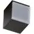 Aplica LED AZzardo Arbax 1, 6W, 3000K, gri inchis, IP54
