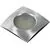 Spot fix incastrat AZzardo Ezio, 1xGU10, aluminiu, patrat, IP54