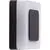 Aplica LED AZzardo Enok Square, 9W, 4000K, capac magnetic, negru, IP54