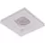 Spot fix incastrat AZzardo Hera Gips Square S, 1xGU10, alb, patrat, IP20