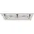 Spot mobil incastrat AZzardo Nova, 2xGU10 tip ES111, alb, dreptunghi, IP20