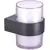 Aplica LED AZzardo Lars Round, 13W, 4000K, negru, IP54