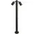 Stalp mediu AZzardo Rolf, 2xGU10, spoturi orientabile, negru, IP44