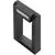 Stalp mic LED AZzardo Frame, 8W, 3000K, gri inchis, IP54