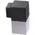 Aplica AZzardo Sorano, 1xE27, negru, IP54