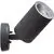 Aplica tip spot AZzardo Rolf, 1xGU10, gri inchis, IP44