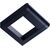 Aplica LED AZzardo Frame, 8W, 3000K, negru, IP54