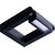 Aplica LED AZzardo Frame, 8W, 3000K, negru, IP54