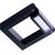 Aplica LED AZzardo Frame, 8W, 3000K, negru, IP54