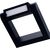 Aplica LED AZzardo Frame, 8W, 3000K, negru, IP54