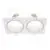 Spot fix Maytoni Zoom, 2xGU10, incastrat, alb, IP65
