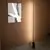 Lampadar LED Mantra Marmol, 28W, negru marmorat, dimabil