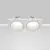 Spot fix Maytoni Zoom, 2xGU10, incastrat, alb, IP65