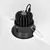 Spot fix LED Maytoni Yin, 12W, 3000K, TRIAC, incastrat, alb