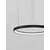 Pendul LED Nova Luce Pertino, 48W, 2700K, negru, dimabil