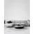 Pendul LED Nova Luce Brillante, 49W, crom-transparent, dimabil