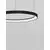 Pendul LED Nova Luce Pertino, 38W, 2700K, negru, dimabil