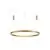 Pendul LED Nova Luce Motif, 72W, alama, dimabil