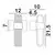 Aplica LED Nova Luce Argo, 10W, 3000K, 413 lumeni, H215 mm, L120 mm, alama auriu