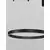 Pendul LED Nova Luce Motif, 60W, negru, dimabil, telecomanda