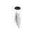 Pendul LED Nova Luce Elettra, 60W, negru, dimabil