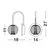 Aplica LED Nova Luce Brillante, 4W, crom-transparent