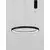 Pendul LED Nova Luce Pertino, 48W, 2700K, negru, dimabil