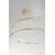 Pendul LED Nova Luce Nudos, 281W, auriu, dimabil