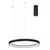Pendul LED Nova Luce Pertino, 38W, 2700K, negru, dimabil