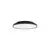 Plafoniera LED Nova Luce Linus, 40W, negru, dimabil, telecomanda