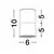 Spot fix Nova Luce Picto, 1xGU10, D60 mm, auriu-negru