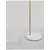 Lampa de birou Nova Luce Paz, 1xE27, alb-auriu