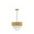 Candelabru cristal Nova Luce Magnolia, 5xE14, tub, auriu