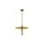 Pendul Nova Luce Royal, 1xE27, D35, auriu