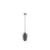 Pendul Nova Luce Lato, 1xE14, oval, auriu-fumuriu