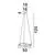 Pendul LED Nova Luce Odrey, 40W, auriu-negru, dimabil, telecomanda