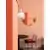 Pendul Nova Luce Allen, 1xE27, D24, alb-auriu