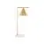 Veioza Nova Luce Sway, 1xE27, alb-auriu