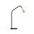 Lampa de birou Nova Luce Geko, 1xGU10, auriu-negru