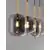 Pendul Nova Luce Lato, 4xE14, auriu-fumuriu