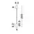 Pendul LED Nova Luce Joy, 7W, alb