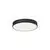Plafoniera LED Nova Luce Sotto, 40W, negru, dimabil, telecomanda