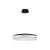 Pendul LED Nova Luce Pauline, 50W, negru-transparent, dimabil